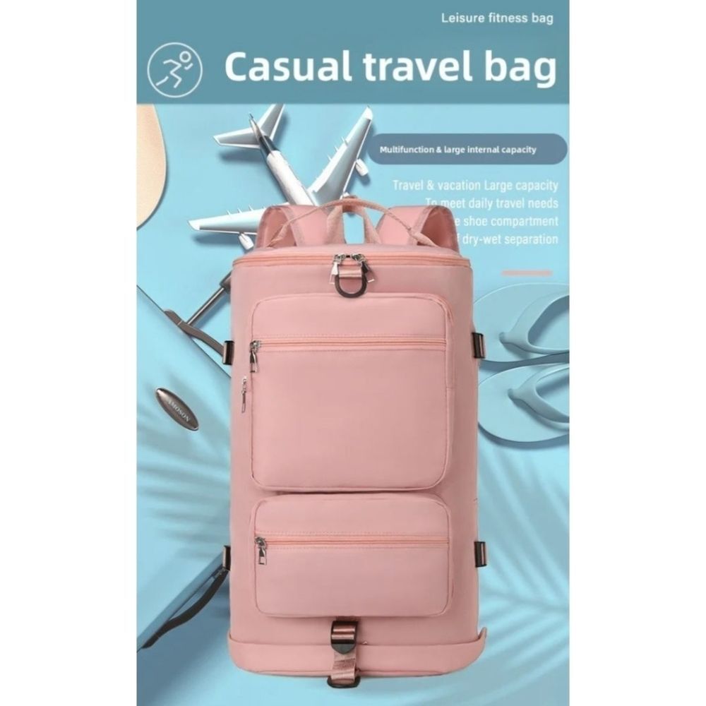 Large Pink Travel Bag/Bacpack